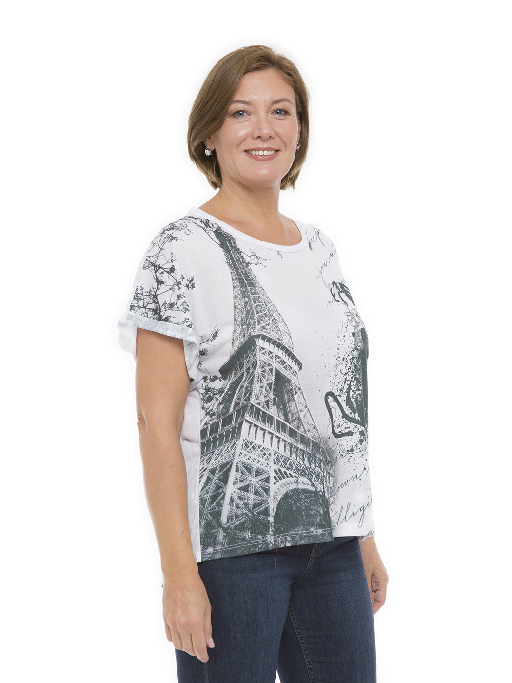 

Футболка женская Magic Lady cl7039_c02 разноцветная 50 RU, Разноцветный, cl7039_c02