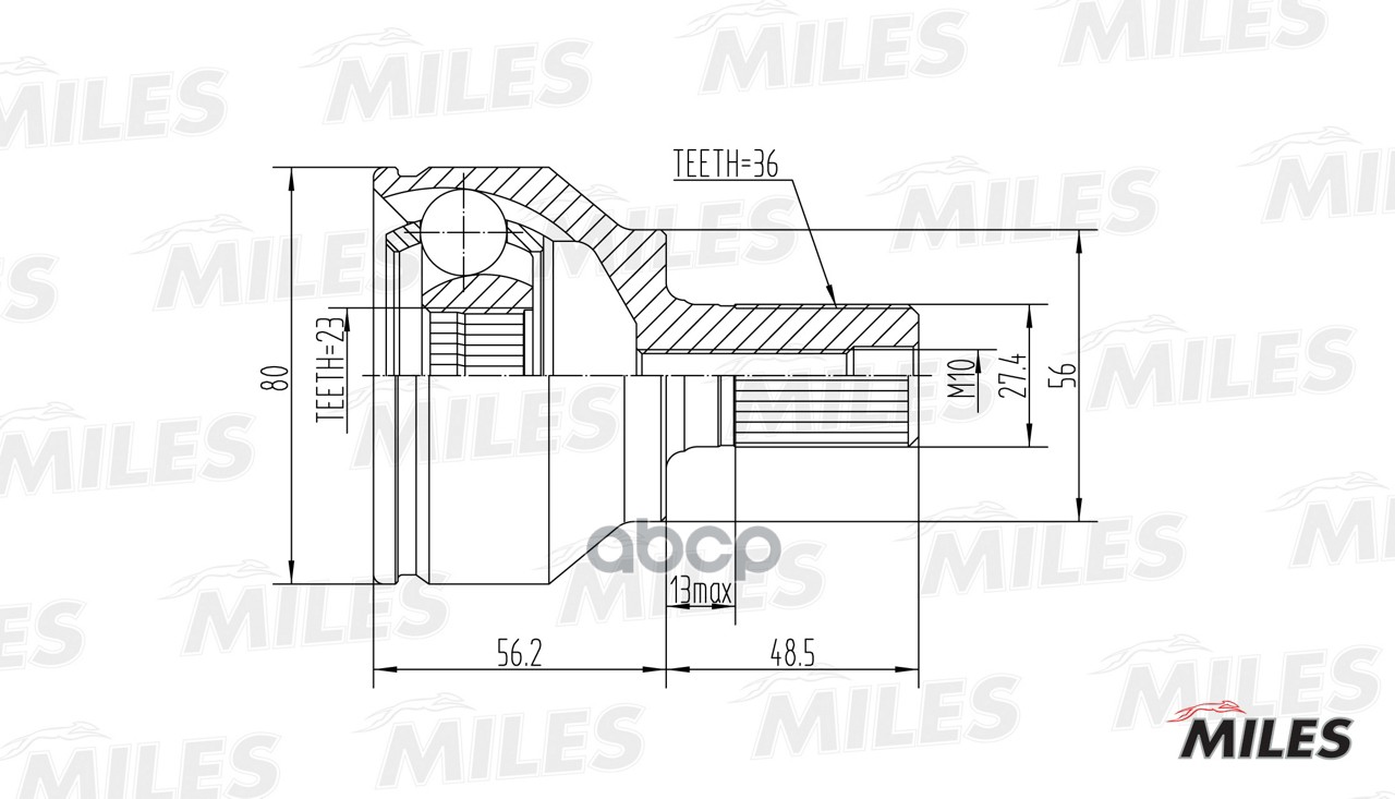 

Шрус Miles GA20107