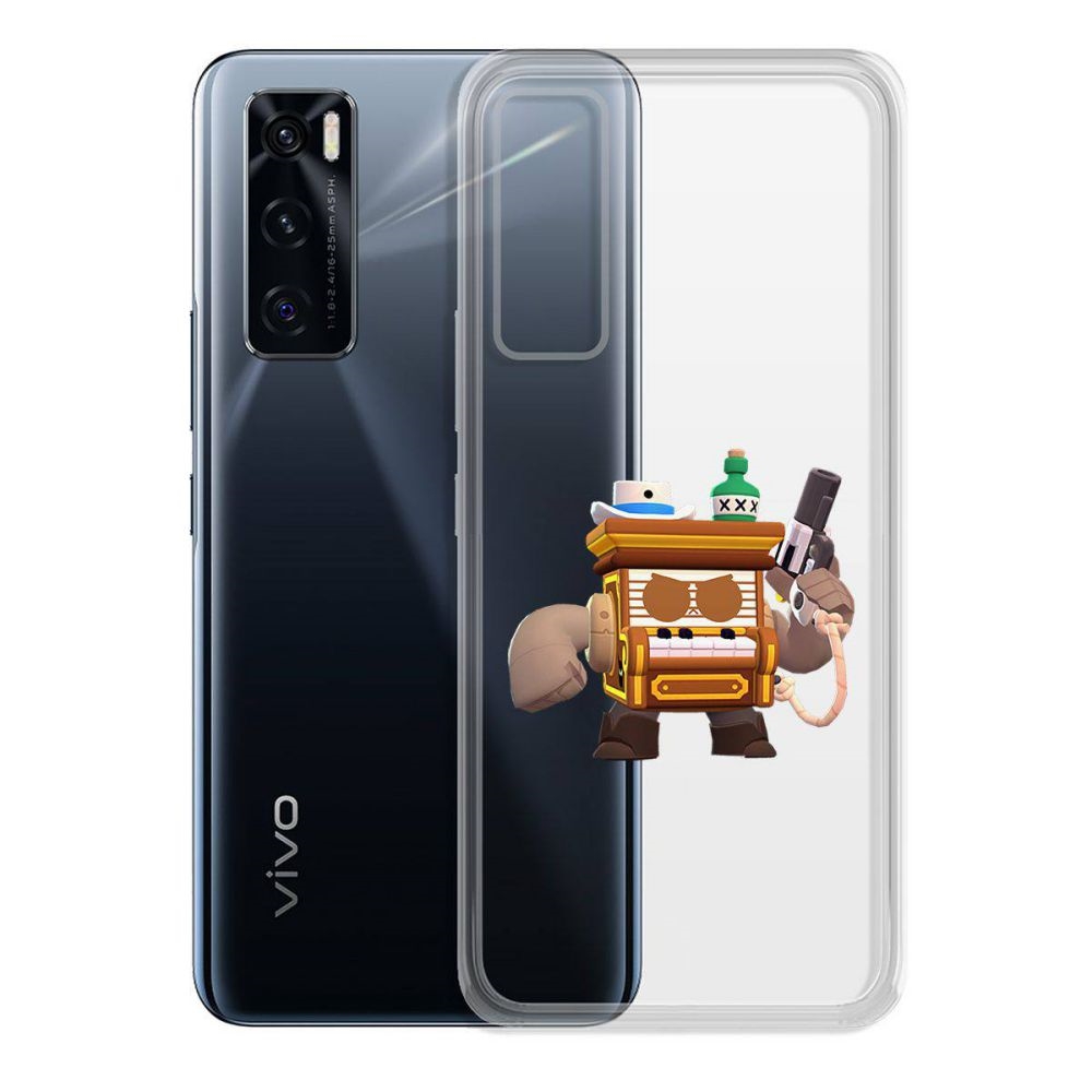 

Чехол-накладка Brawl Stars-8-бит из салуна для Vivo V20 SE