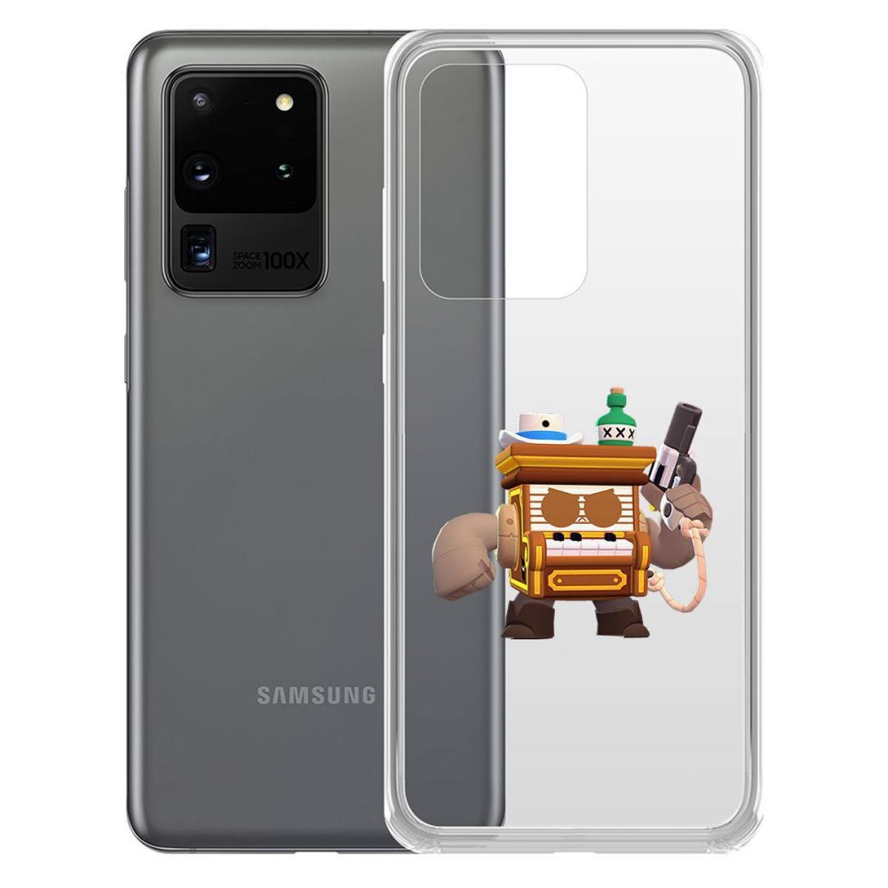 

Чехол-накладка Brawl Stars-8-бит из салуна для Samsung Galaxy S20 Ultra (G988)