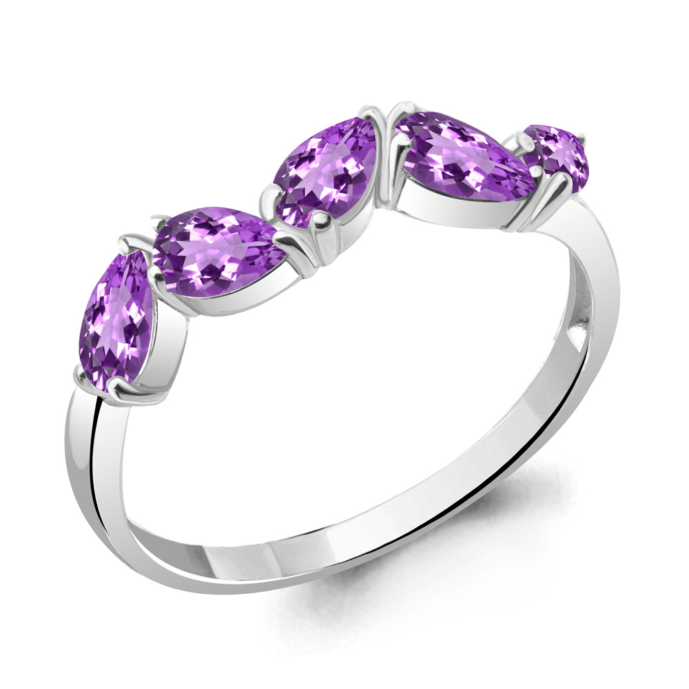 

Кольцо из серебра с аметистом Aquamarine Aquamarine 6945704_925_р р, 6945704_925_р
