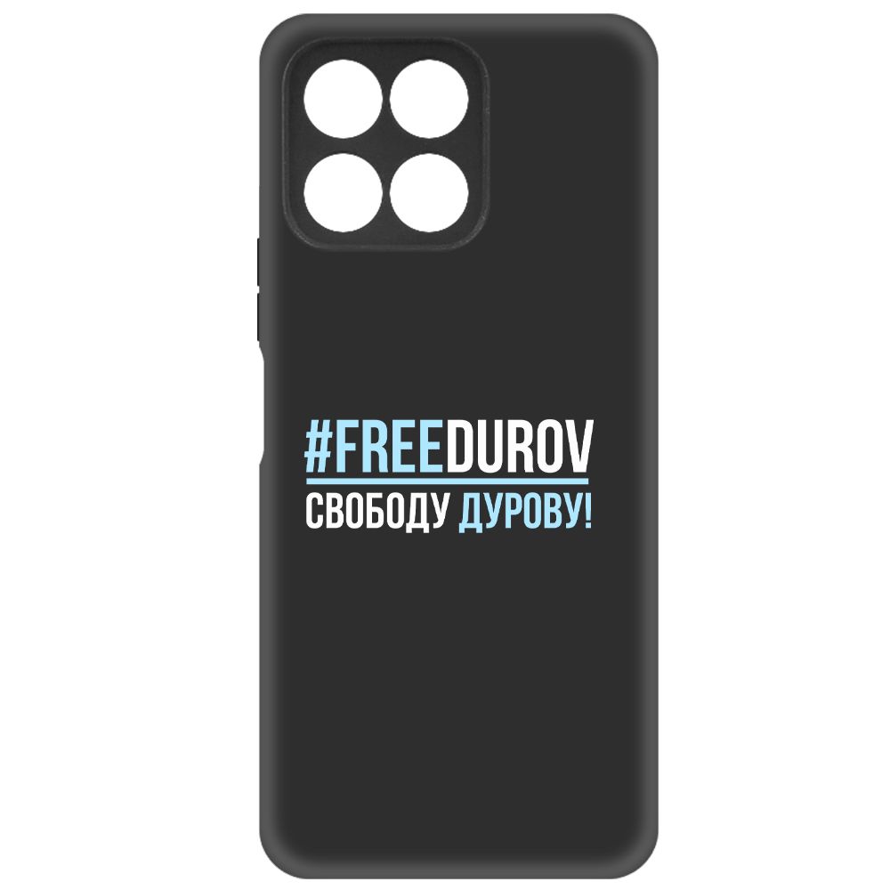 

Чехол-накладка Krutoff Soft Case Свободу Дурову! для Honor X6a черный
