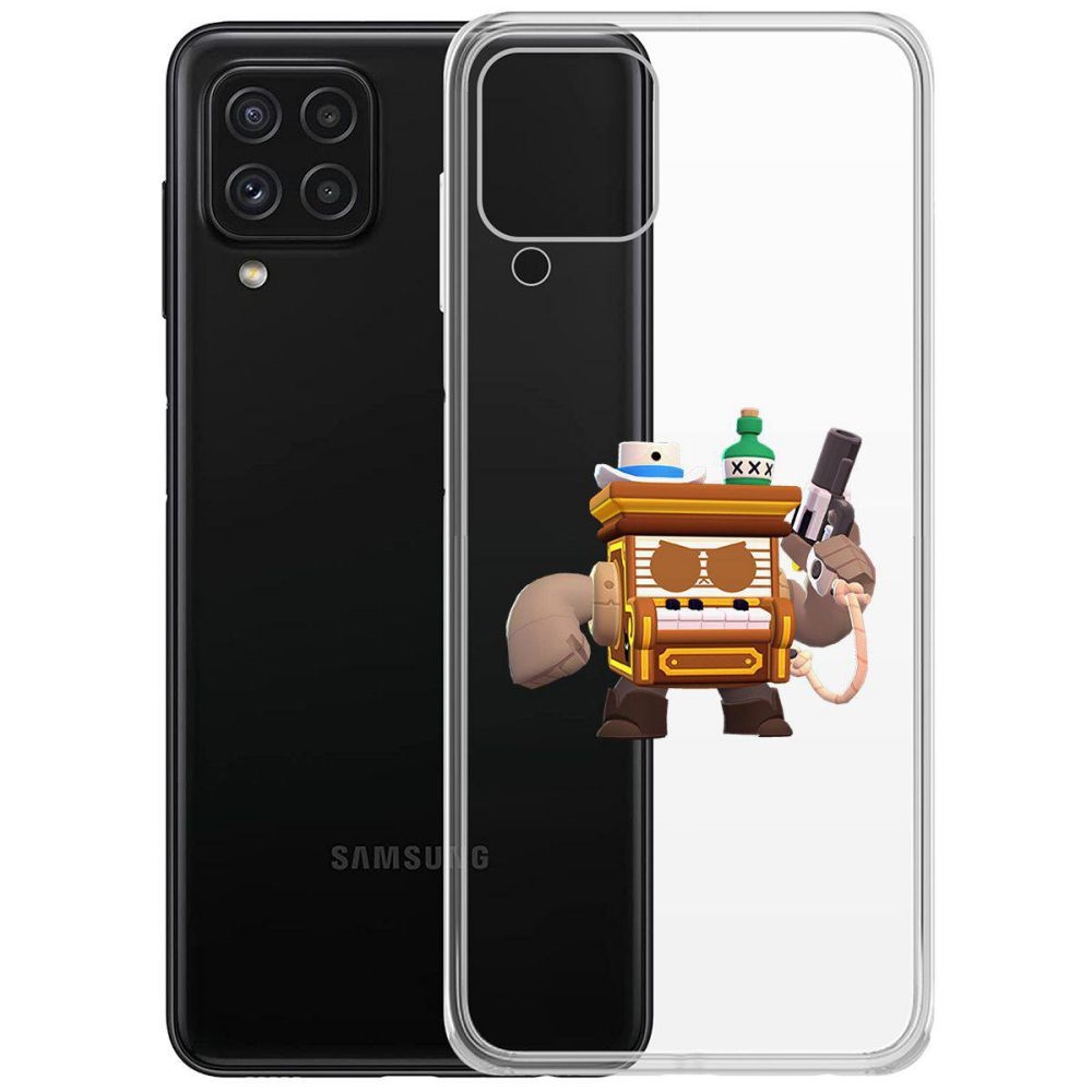 

Чехол-накладка Brawl Stars-8-бит из салуна для Samsung Galaxy A22/M22 (A225/M225)