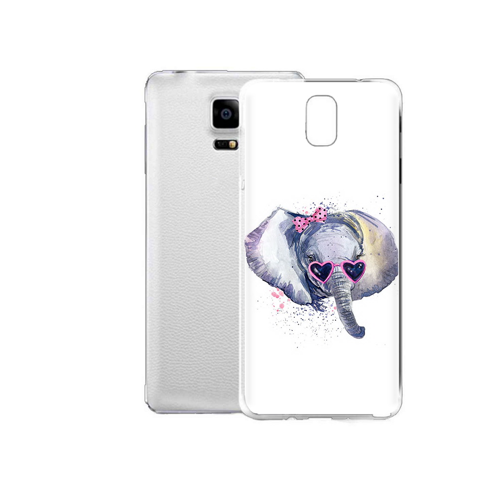 

Чехол MyPads Tocco для Samsung Galaxy Note Edge слоник в очках (PT11952.563.608), Прозрачный, Tocco