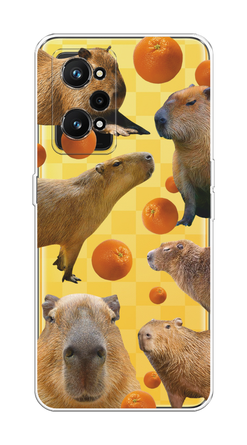 

Чехол на Realme GT Neo 3T "Капибара и апельсины", Бежевый;оранжевый, 2510750-1