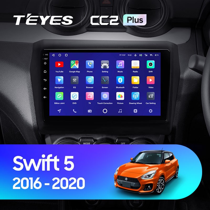 Штатная магнитола Teyes CC2L Plus 232 Suzuki Swift 5 2016-2020 1950000₽