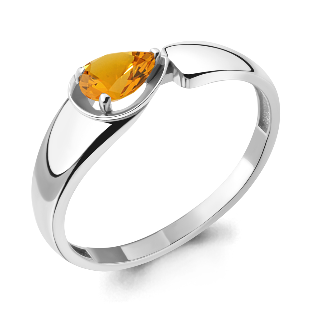 

Кольцо из серебра с цитрином Aquamarine Aquamarine 6945106_925_р р, 6945106_925_р