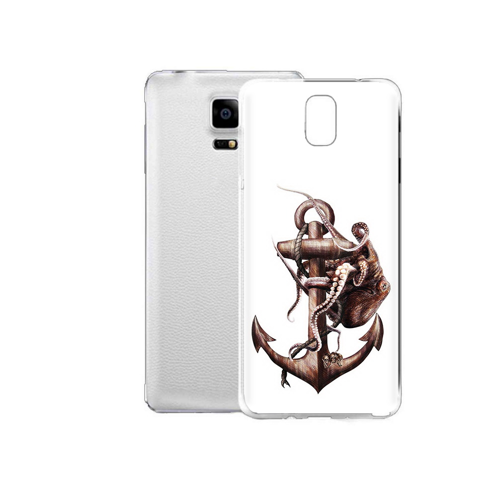 

Чехол MyPads Tocco для Samsung Galaxy Note Edge ржавый якорь (PT11952.563.579), Прозрачный, Tocco