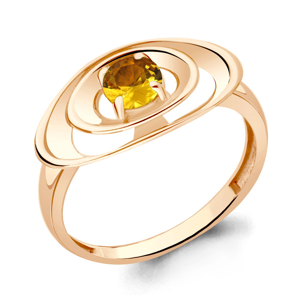 

Кольцо из серебра с цитрином Aquamarine Aquamarine 6945006_925_з р, 6945006_925_з