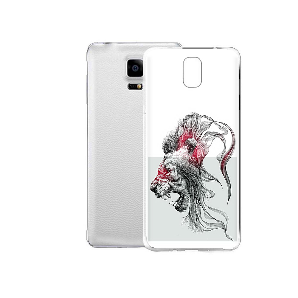Чехол MyPads Tocco для Samsung Galaxy Note Edge разъяренный лев (PT11952.563.576)