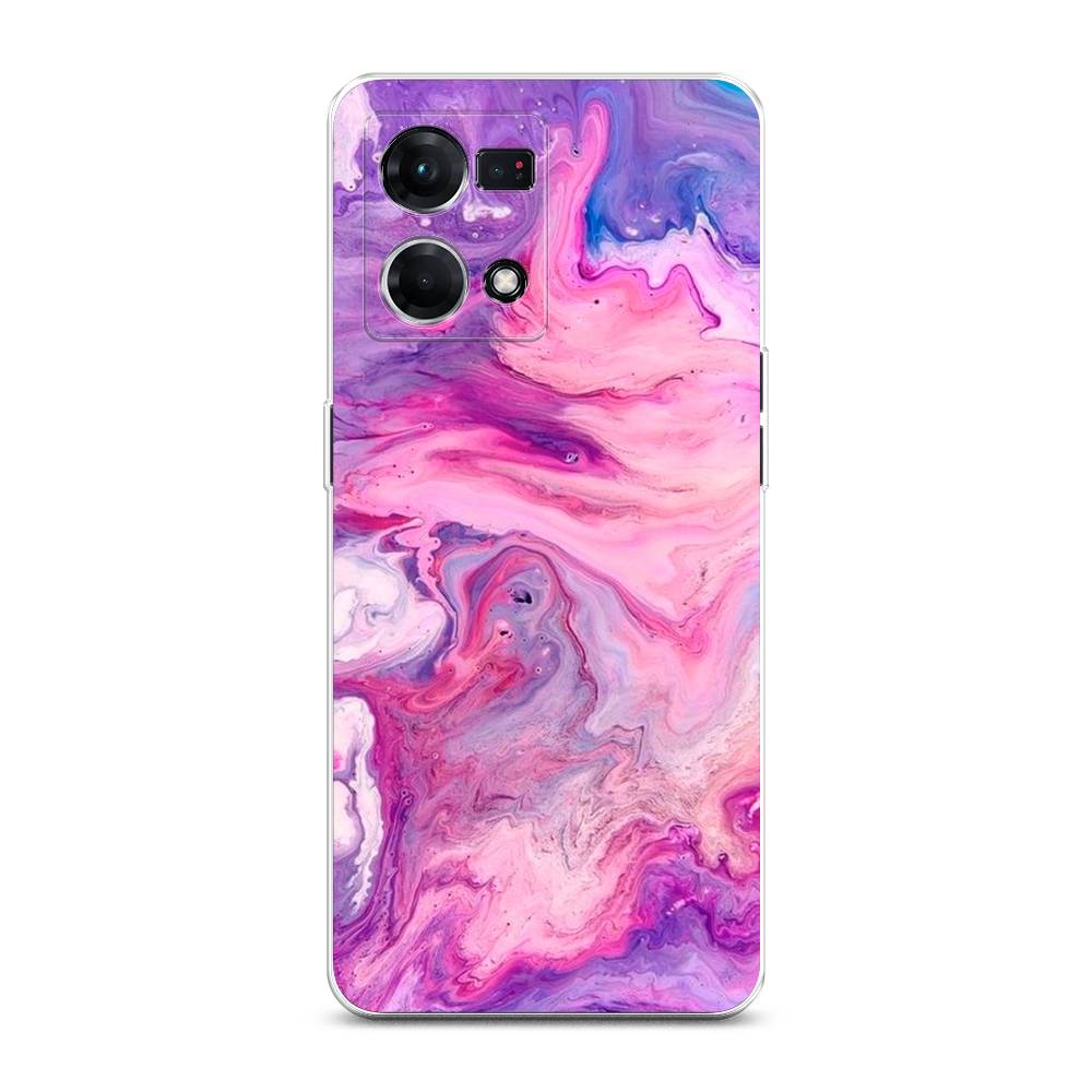 

Чехол на Oppo Reno 7 4G "Нежно-розовая абстракция", Розовый, 2511450-3