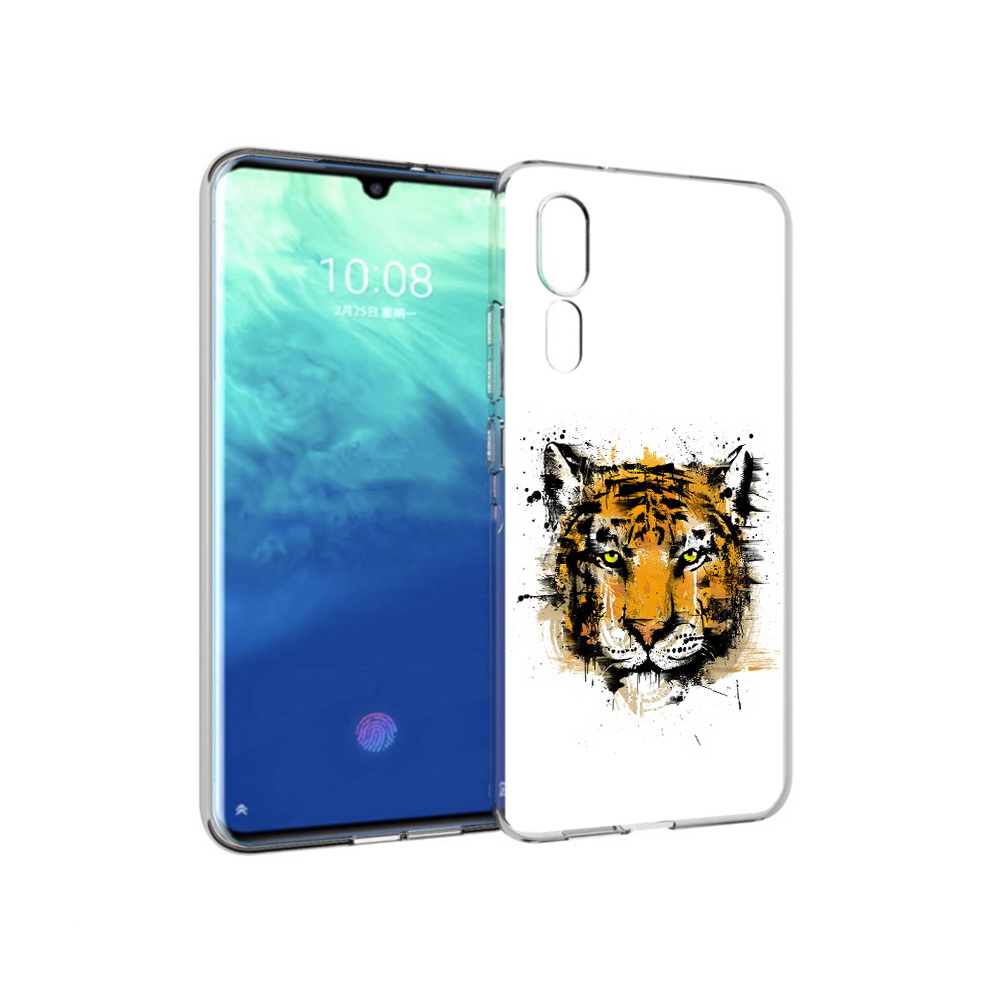 

Чехол MyPads Tocco для ZTE Axon 10 Pro тигруля (PT134302.444.643), Прозрачный, Tocco