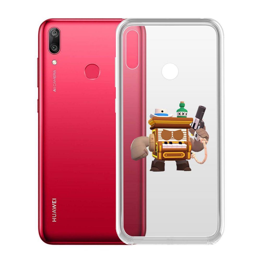 

Чехол-накладка Brawl Stars-8-бит из салуна для Huawei Y7 (2019)