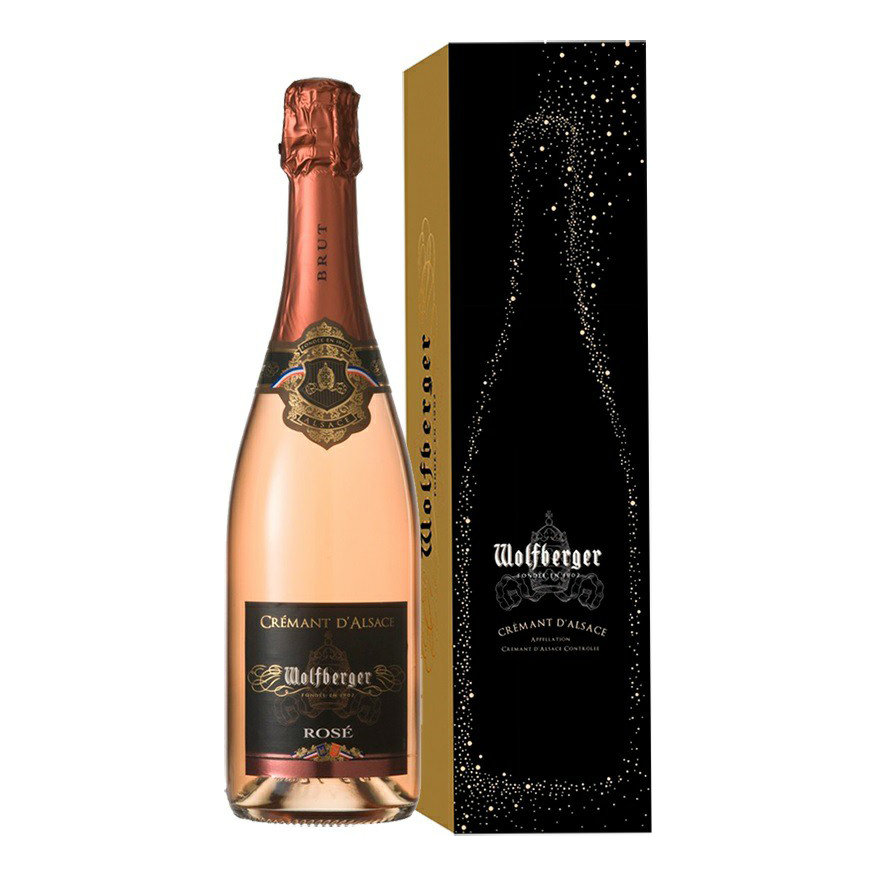 

Вино игристое Wolfberger Cremant d'Alsace Rose розовое брют 12% 0,75 л Франция