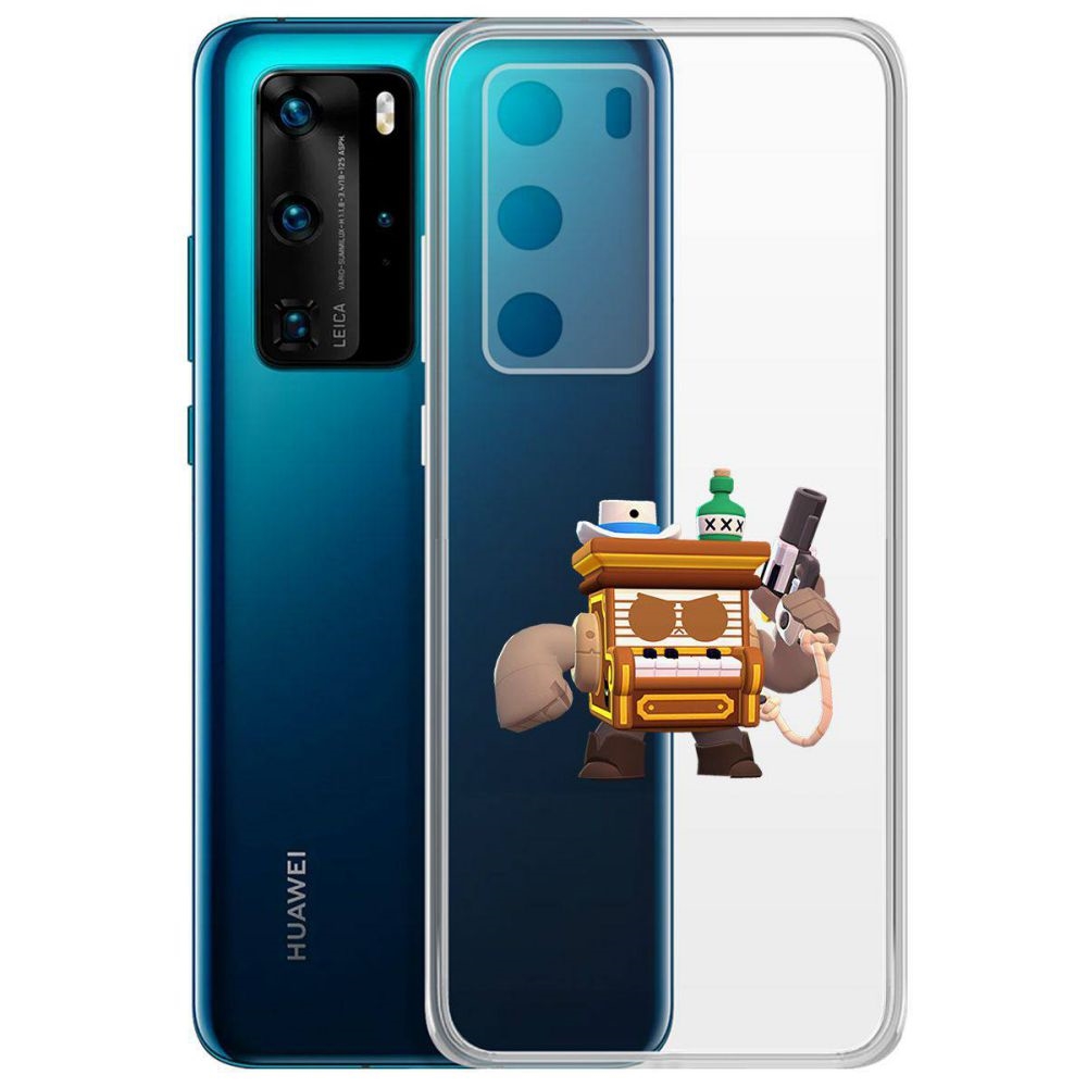 

Чехол-накладка Brawl Stars-8-бит из салуна для Huawei P40
