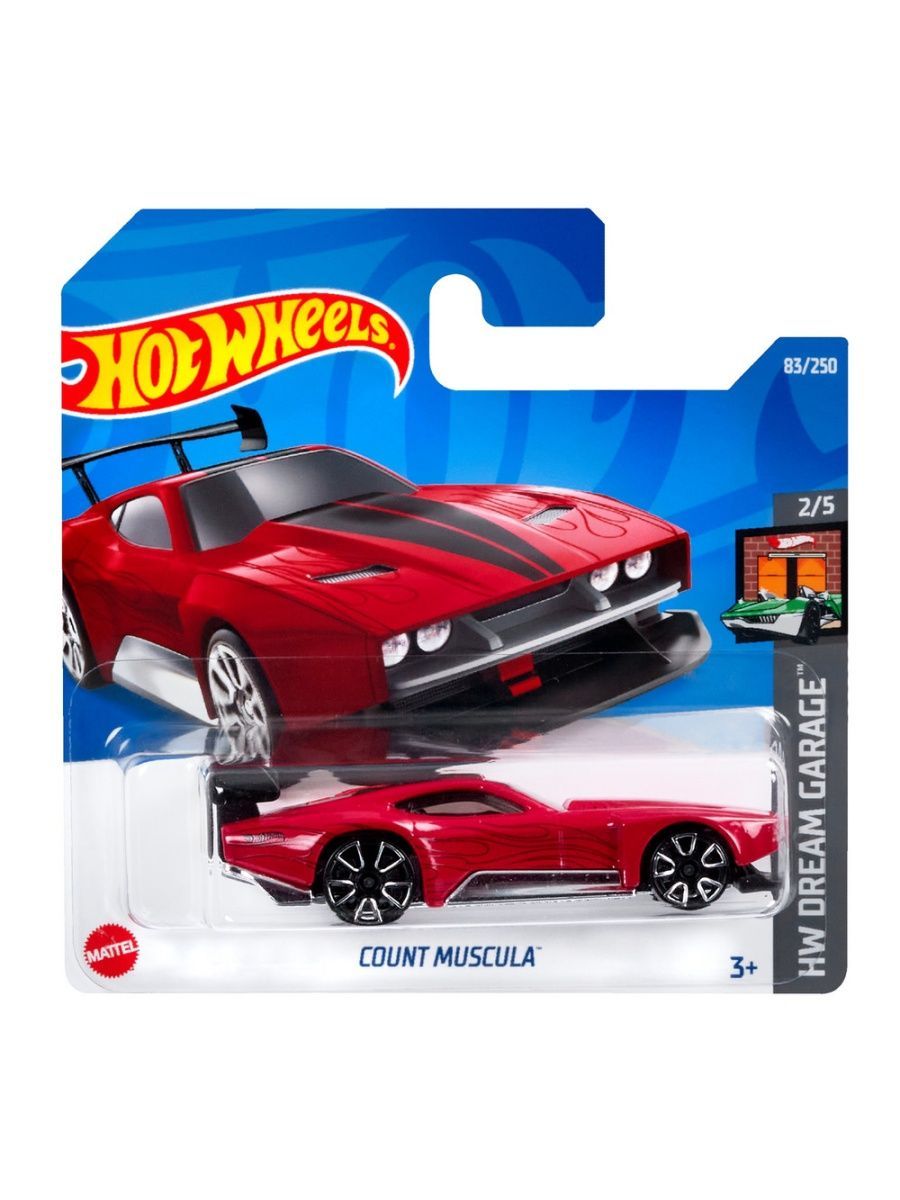 

Машинка Hot Wheels коллекционная (оригинал) COUNT MUSCULA красный, HCT31