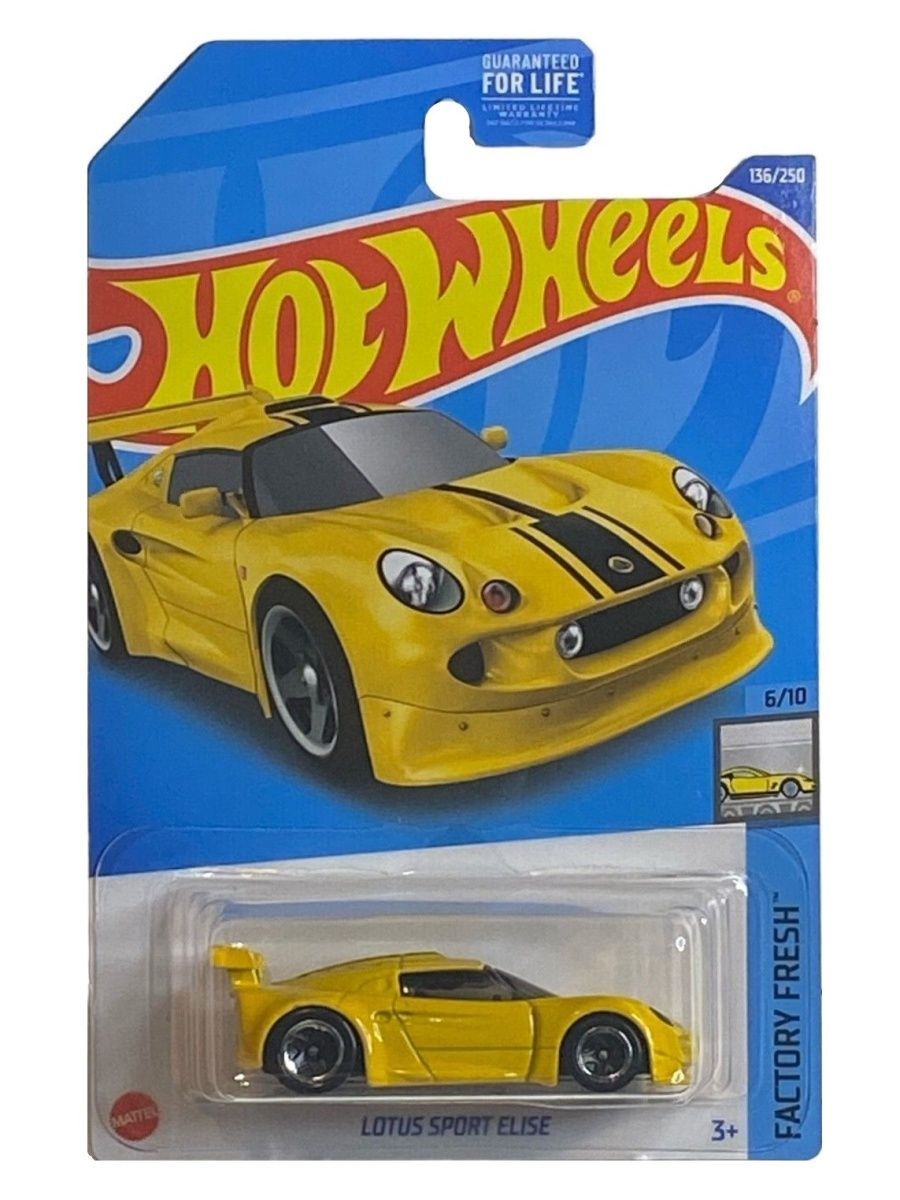 

Машинка Hot Wheels коллекционная (оригинал) LOTUS SPORT ELISE желтый, HCX44