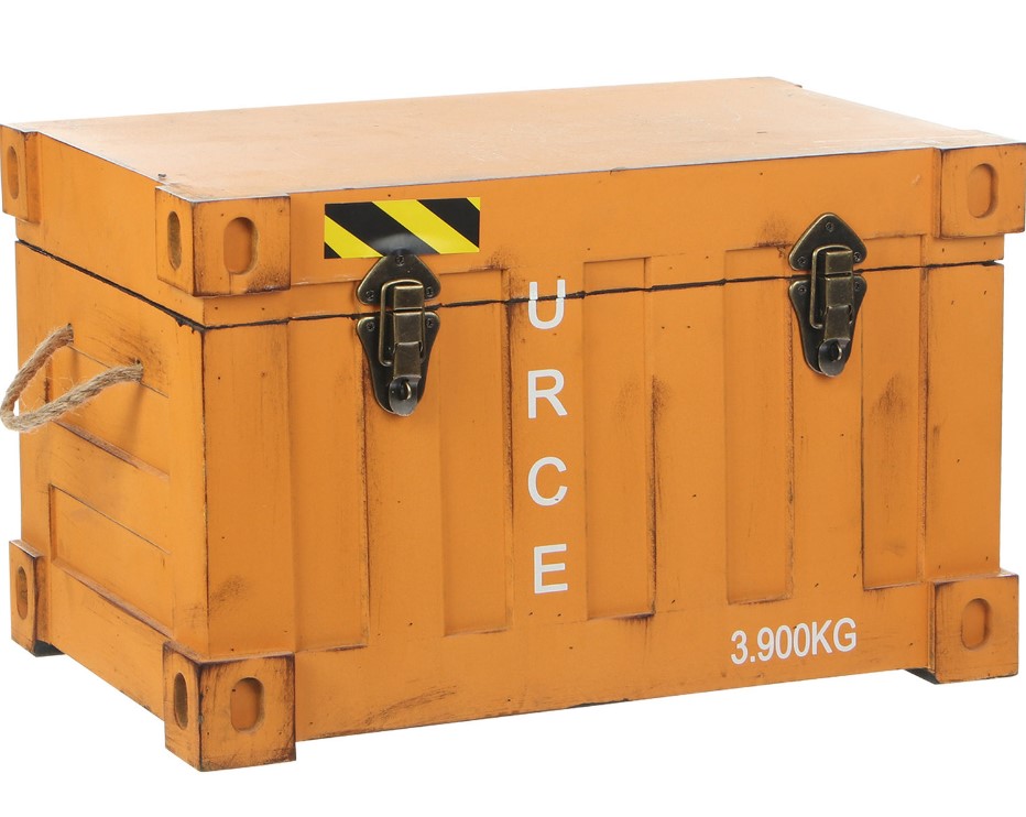 фото Сундук-контейнер fuzhou fashion home оранжевый 50 х 31 х 31 см
