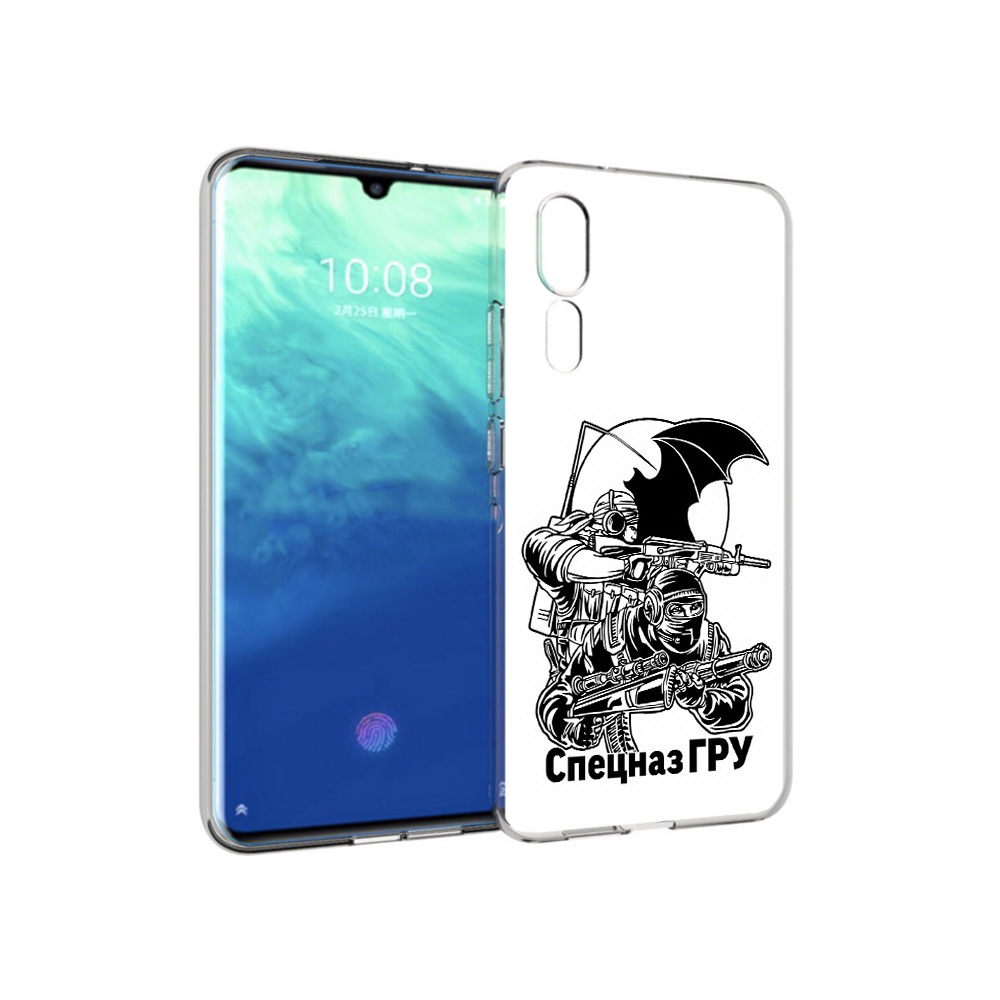 

Чехол MyPads Tocco для ZTE Axon 10 Pro спецназ гру (PT134302.444.618), Прозрачный, Tocco