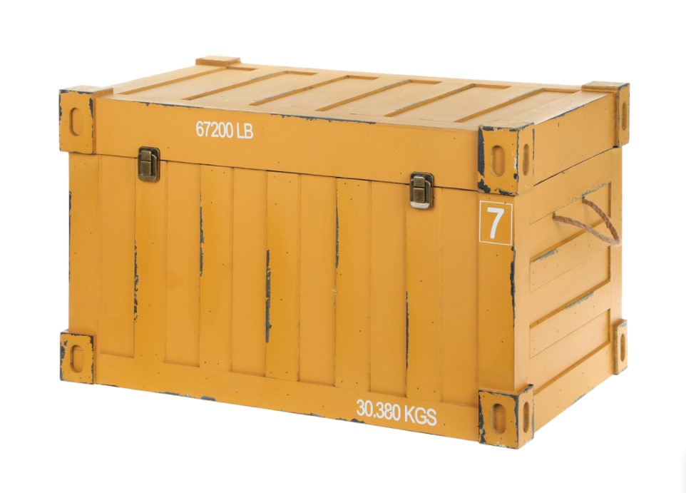 Сундук-контейнер Fuzhou fashion home 69 х 42 х 42 см желтый