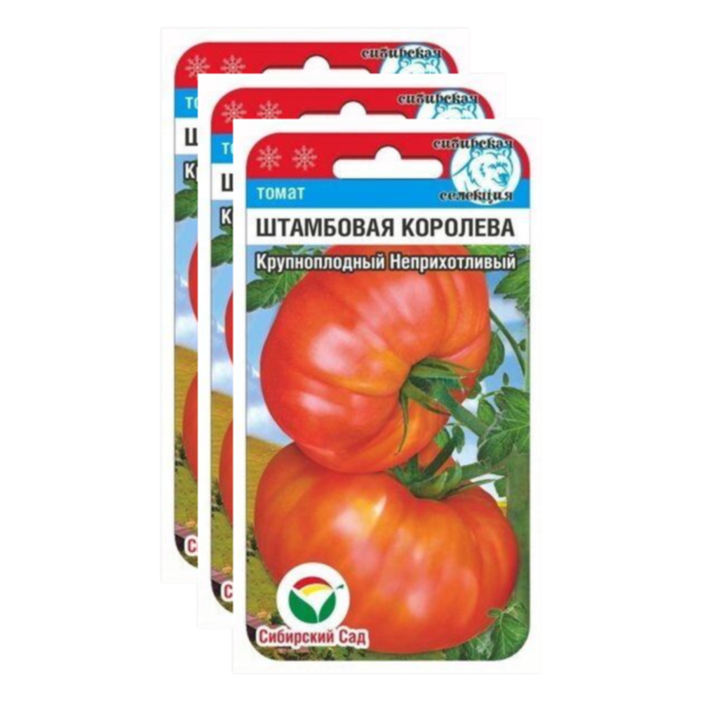 

Семена томат Штамбовая королева Сибирский сад 23-02468 3 уп., Томат