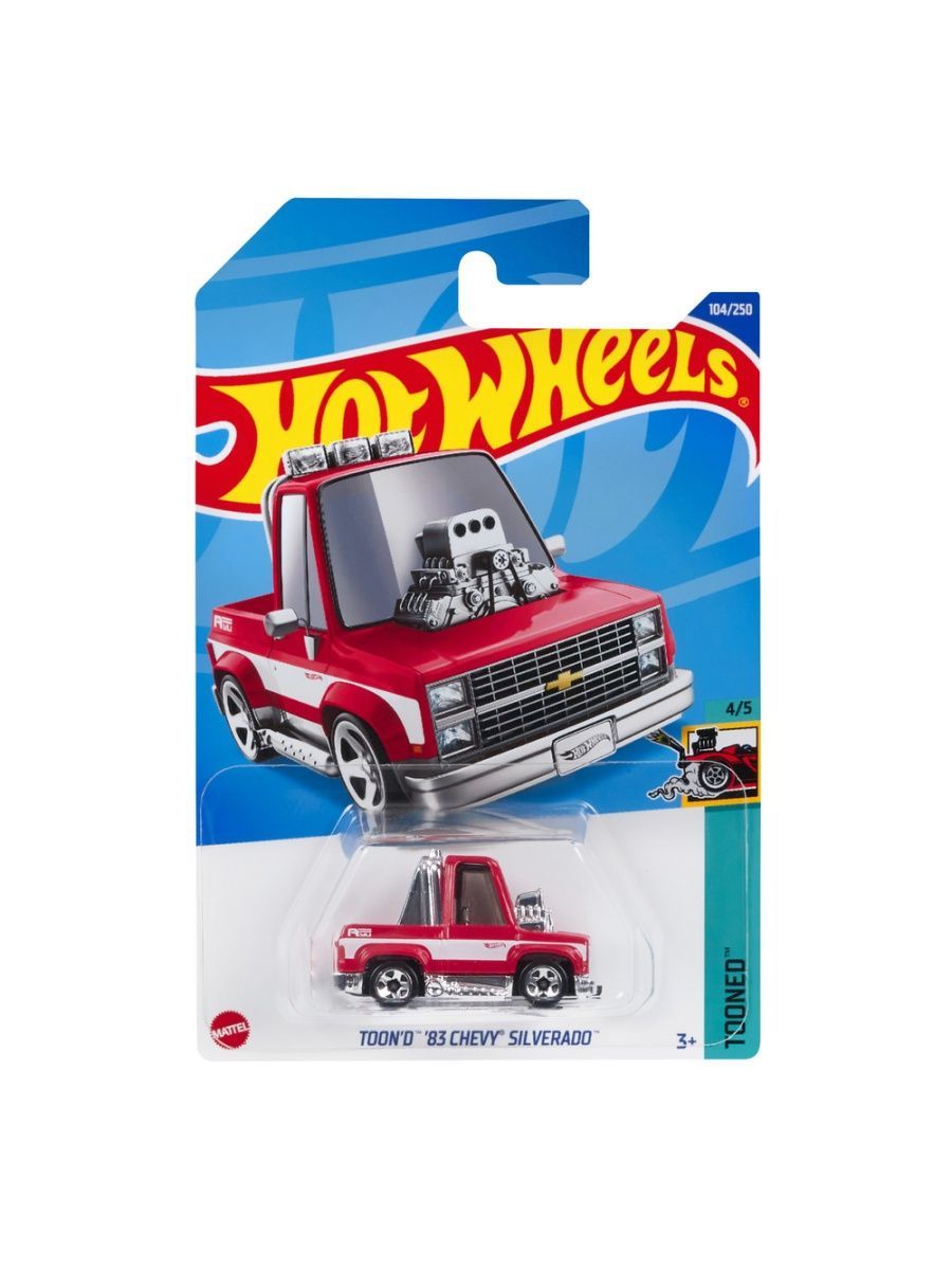 

Машинка Hot Wheels коллекционная (оригинал) TOOND 83 CHEVY SILVERADO, HCX11