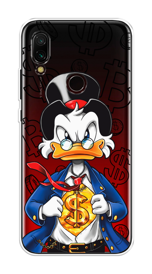 

Чехол на Xiaomi Redmi 7 "Scrooge Goldman", Черный;белый;синий, 35050-1