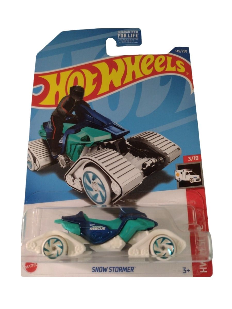 

Машинка Hot Wheels коллекционная (оригинал) SNOW STORMER бело-синий, HCX47