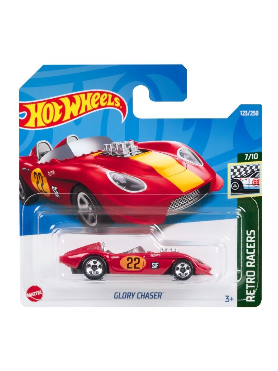 

Машинка Hot Wheels коллекционная (оригинал) GLORY CHASER красный, HCX20