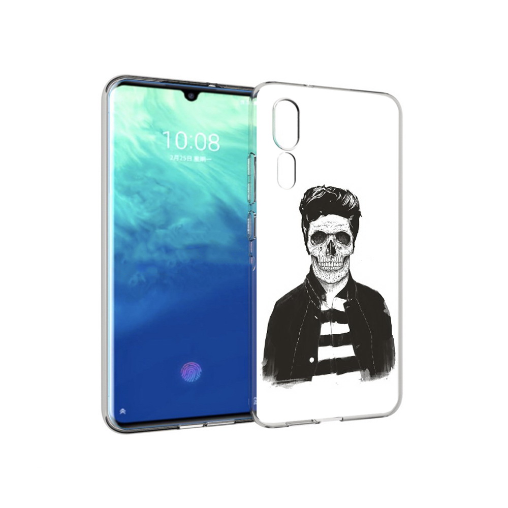 Чехол MyPads Tocco для ZTE Axon 10 Pro скелет (PT134302.444.604)