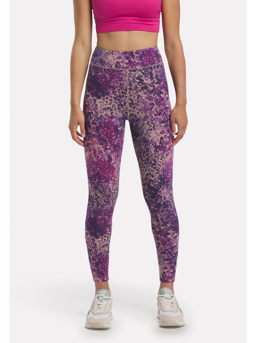 

Спортивные леггинсы женские Reebok RE541E1EL фиолетовые S, Фиолетовый, RE541E1EL
