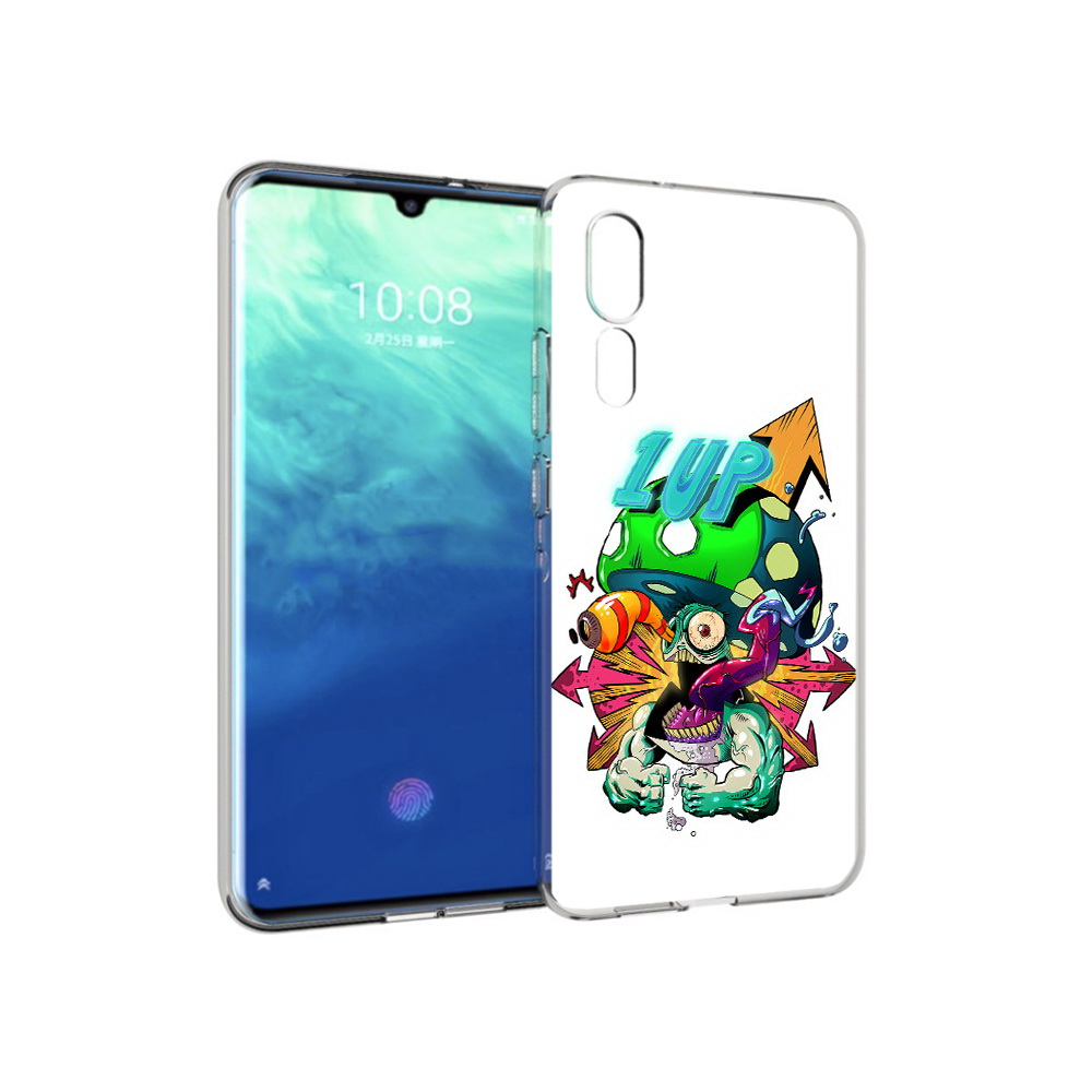 

Чехол MyPads Tocco для ZTE Axon 10 Pro сильный гриб абстракция (PT134302.444.599), Прозрачный, Tocco