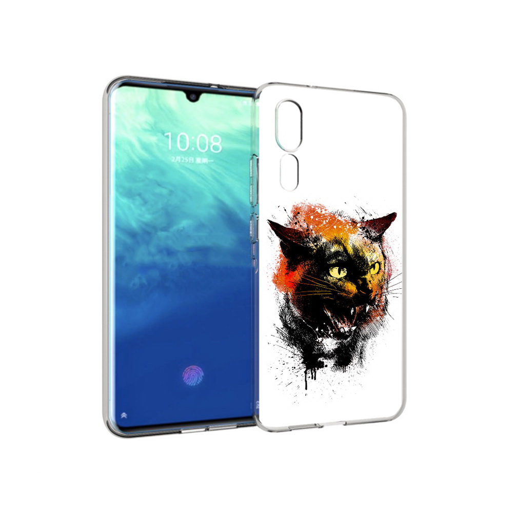 

Чехол MyPads Tocco для ZTE Axon 10 Pro сиамский кот (PT134302.444.598), Прозрачный, Tocco