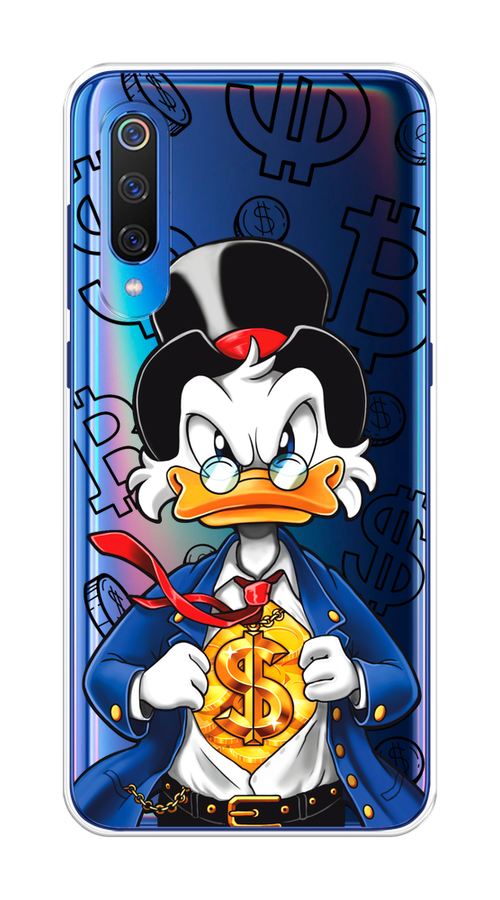 

Чехол на Xiaomi Mi 9 "Scrooge Goldman", Черный;белый;синий, 34850-1