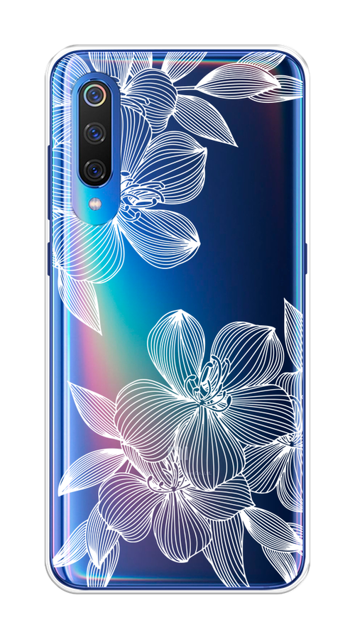 

Чехол на Xiaomi Mi 9 "Крокус", Белый;прозрачный, 34850-1