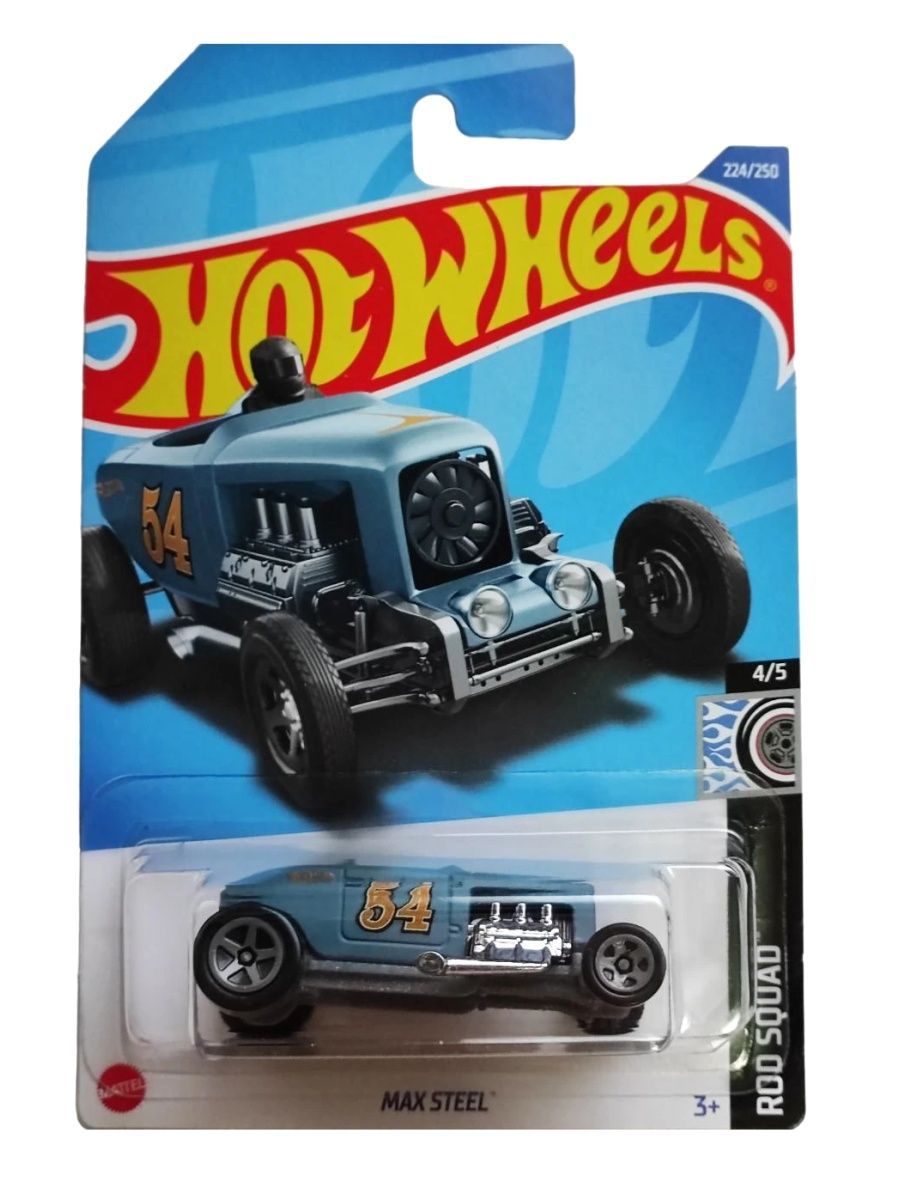 

игрушечная машинка Hot Wheels коллекционная (оригинал) MAX STEEL серый, HCT29