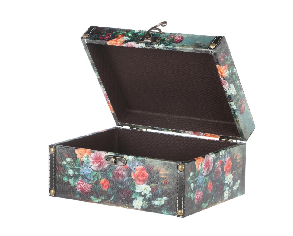 

Сундук для хранения Fuzhou Fashion Home Flower Composition 26 х 20 х 13 см, Черный;красный;зеленый;желтый
