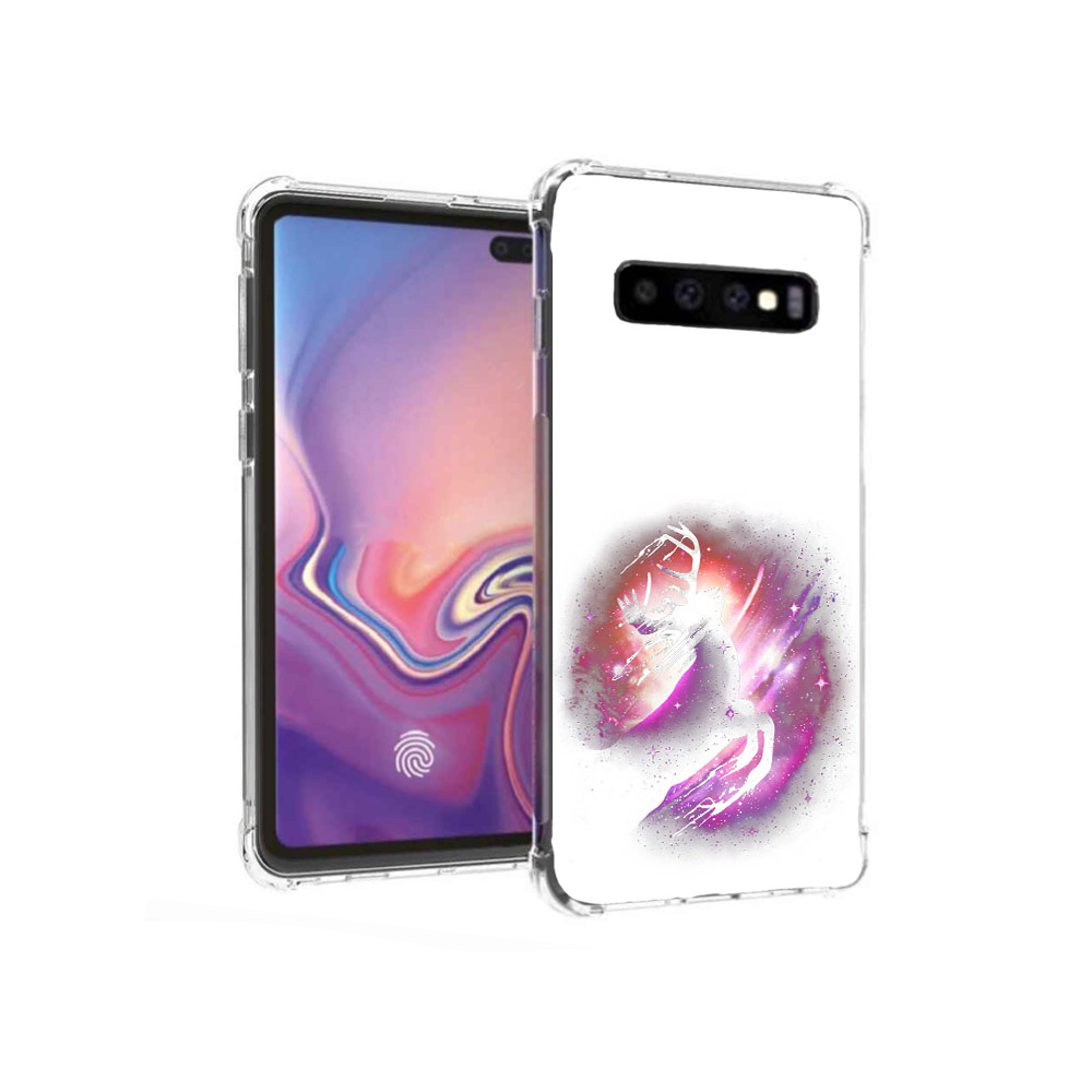 

Чехол MyPads Tocco для Samsung Galaxy S10+ звездный олень (PT125670.500.354), Прозрачный, Tocco