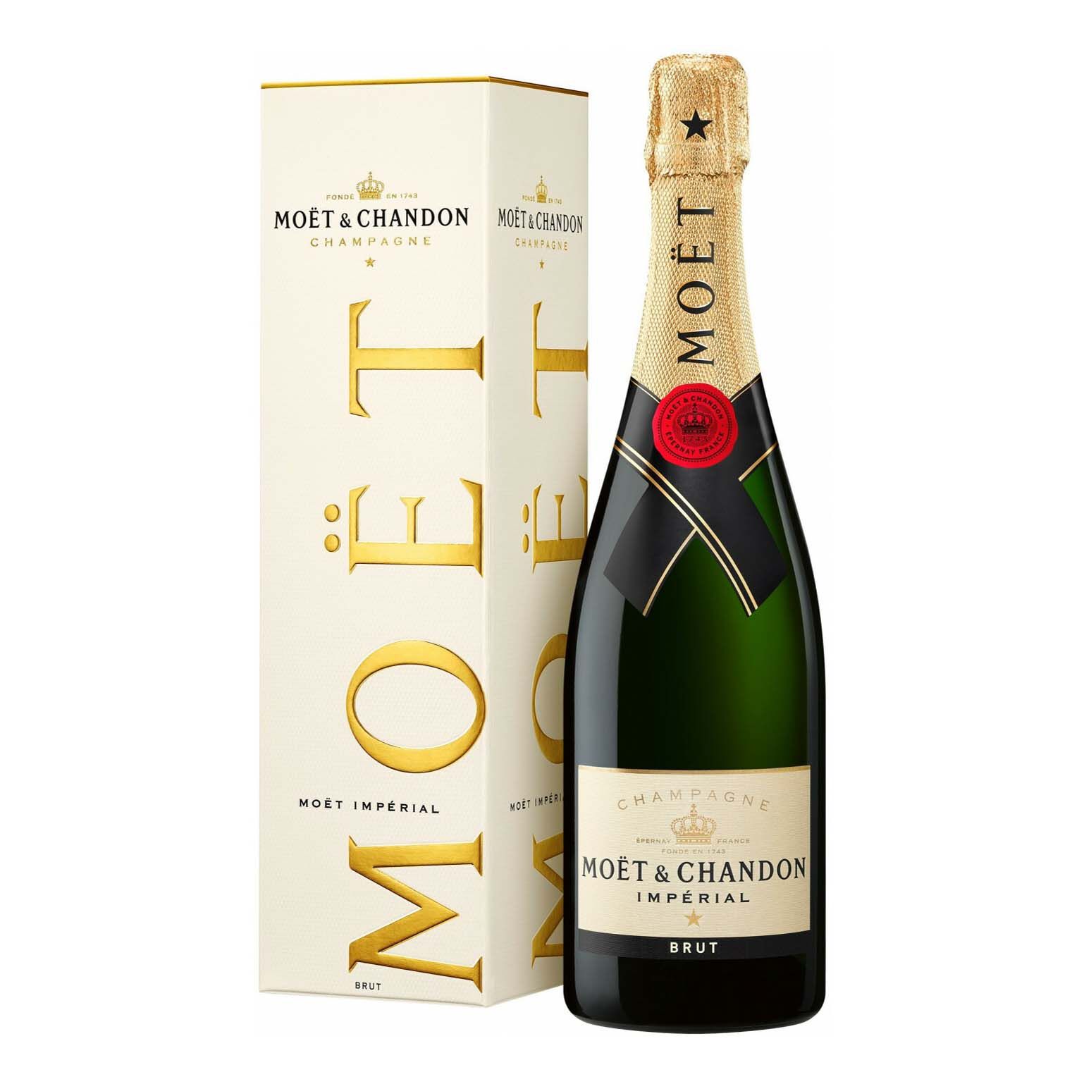 

Вино игристое Moet & Chandon Brut Imperial белое брют 12% 0,75 л Франция