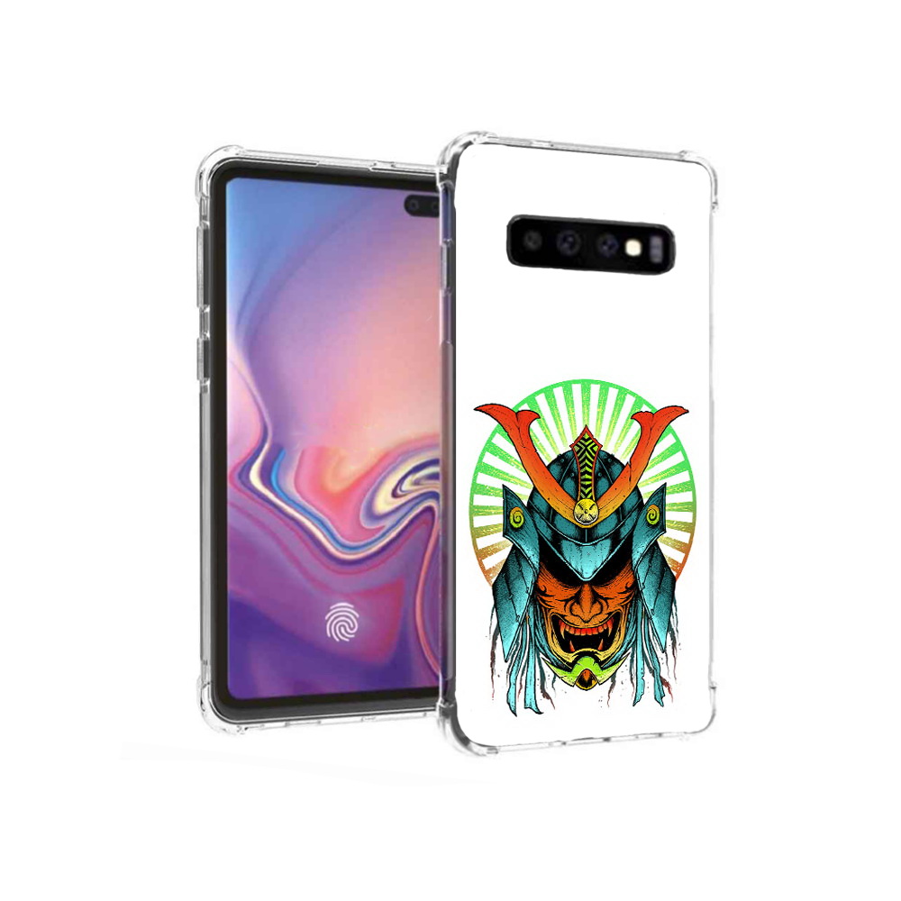 

Чехол MyPads Tocco для Samsung Galaxy S10+ ешимитсу рисунок (PT125670.500.345), Прозрачный, Tocco