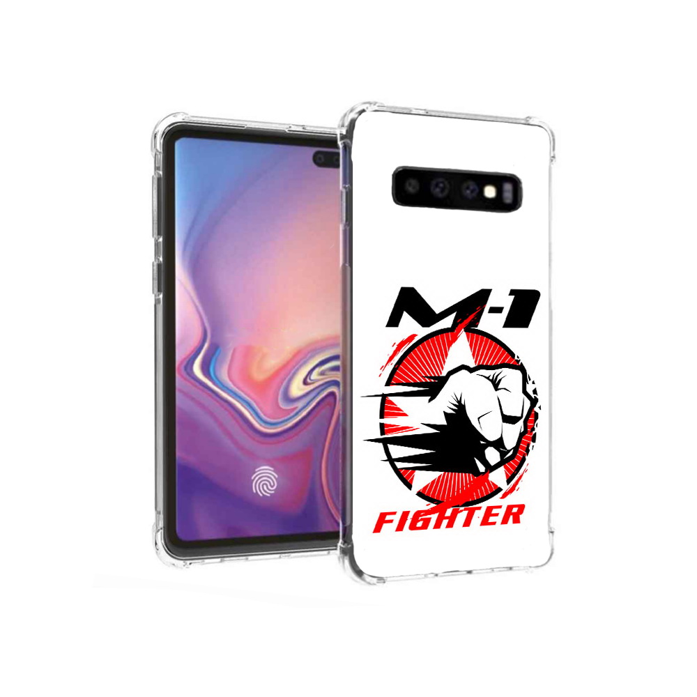 

Чехол MyPads Tocco для Samsung Galaxy S10+ единоборства М-1 (PT125670.500.342), Прозрачный, Tocco