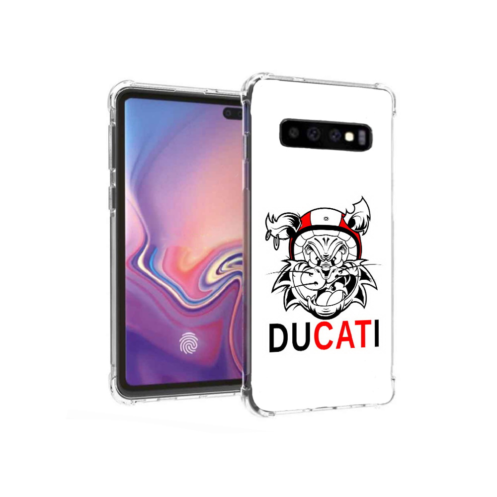 Чехол MyPads Tocco для Samsung Galaxy S10+ дукати (PT125670.500.339)