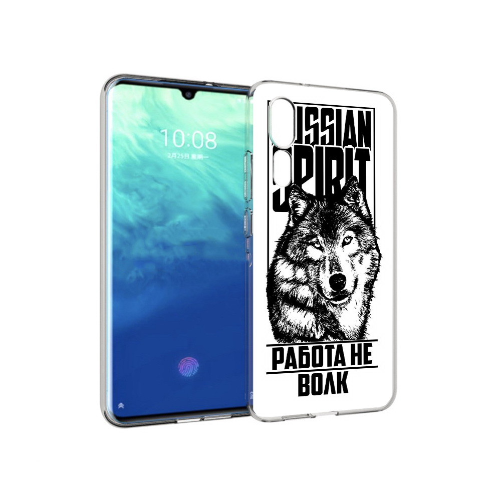 

Чехол MyPads Tocco для ZTE Axon 10 Pro работа не волк (PT134302.444.564), Прозрачный, Tocco
