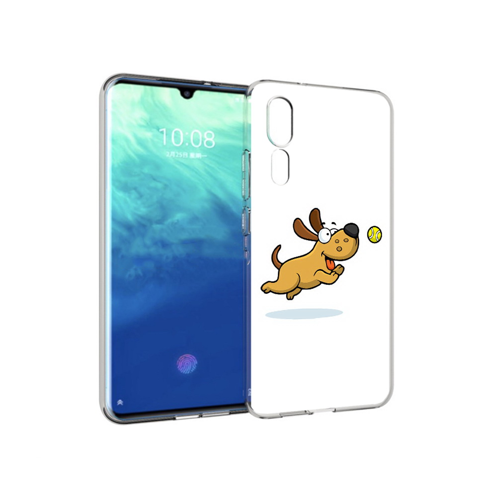 

Чехол MyPads Tocco для ZTE Axon 10 Pro пёсик (PT134302.444.563), Прозрачный, Tocco