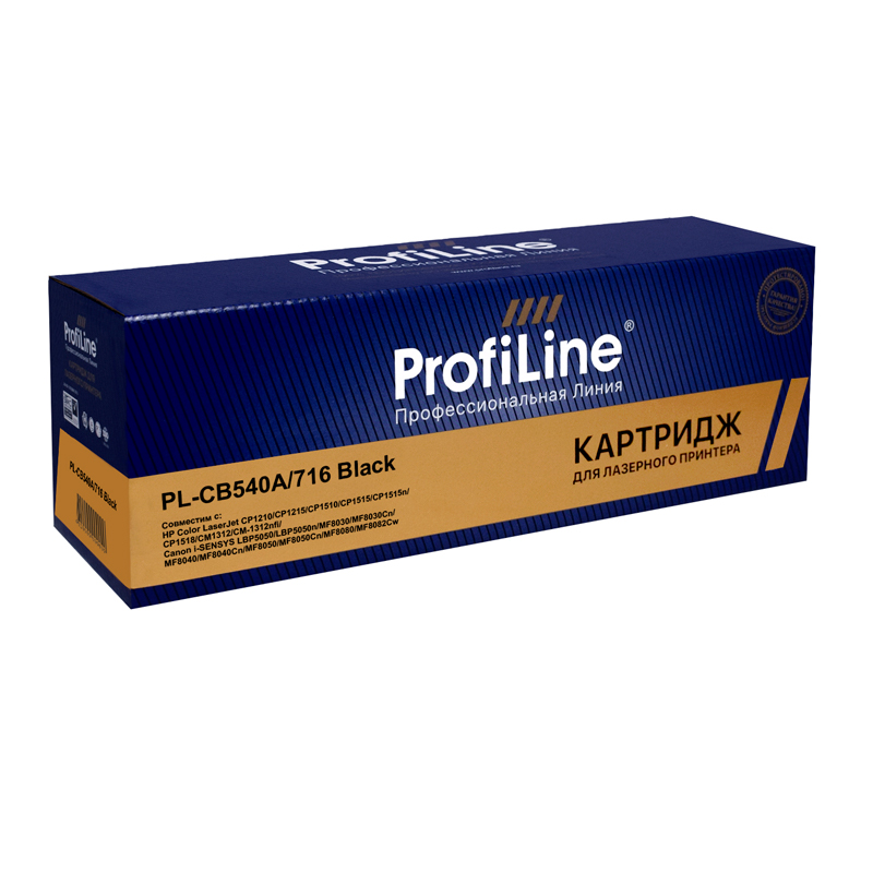 

Картридж для лазерного принтера Profiline (PL-CB540A/716) черный, совместимый