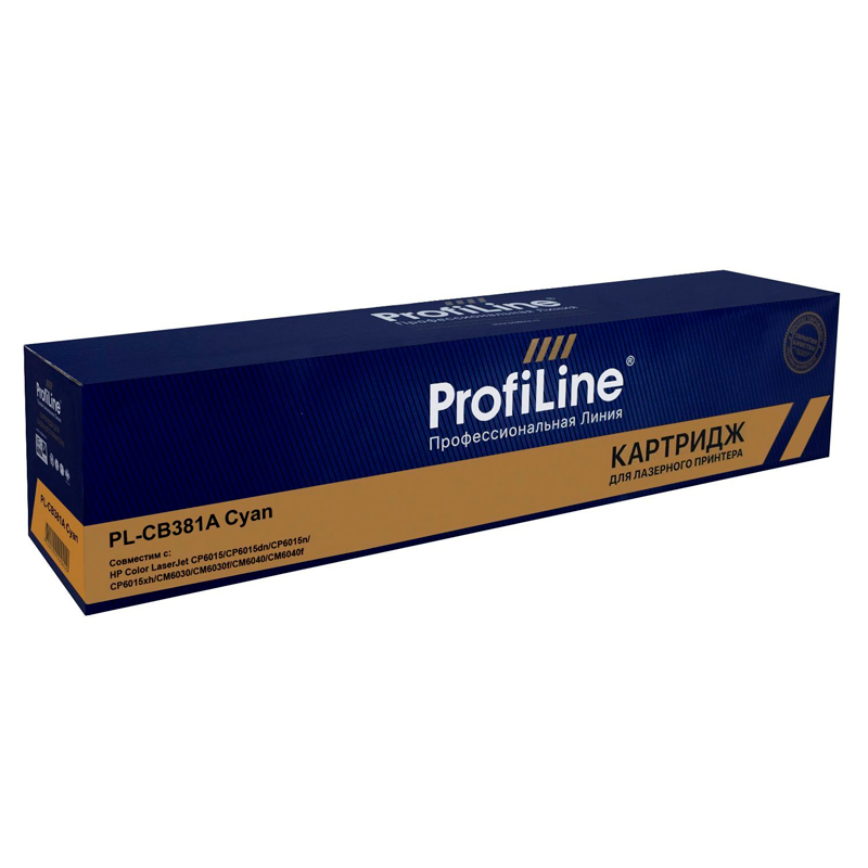 

Картридж для лазерного принтера Profiline PL-CB381А (PL-CB381А) голубой, совместимый, PL-CB381А