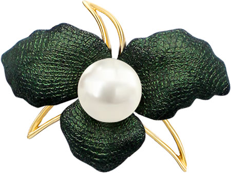 

Брошь женская De Fleur 56829Y1Z из серебра, культивированный жемчуг, 56829Y1Z