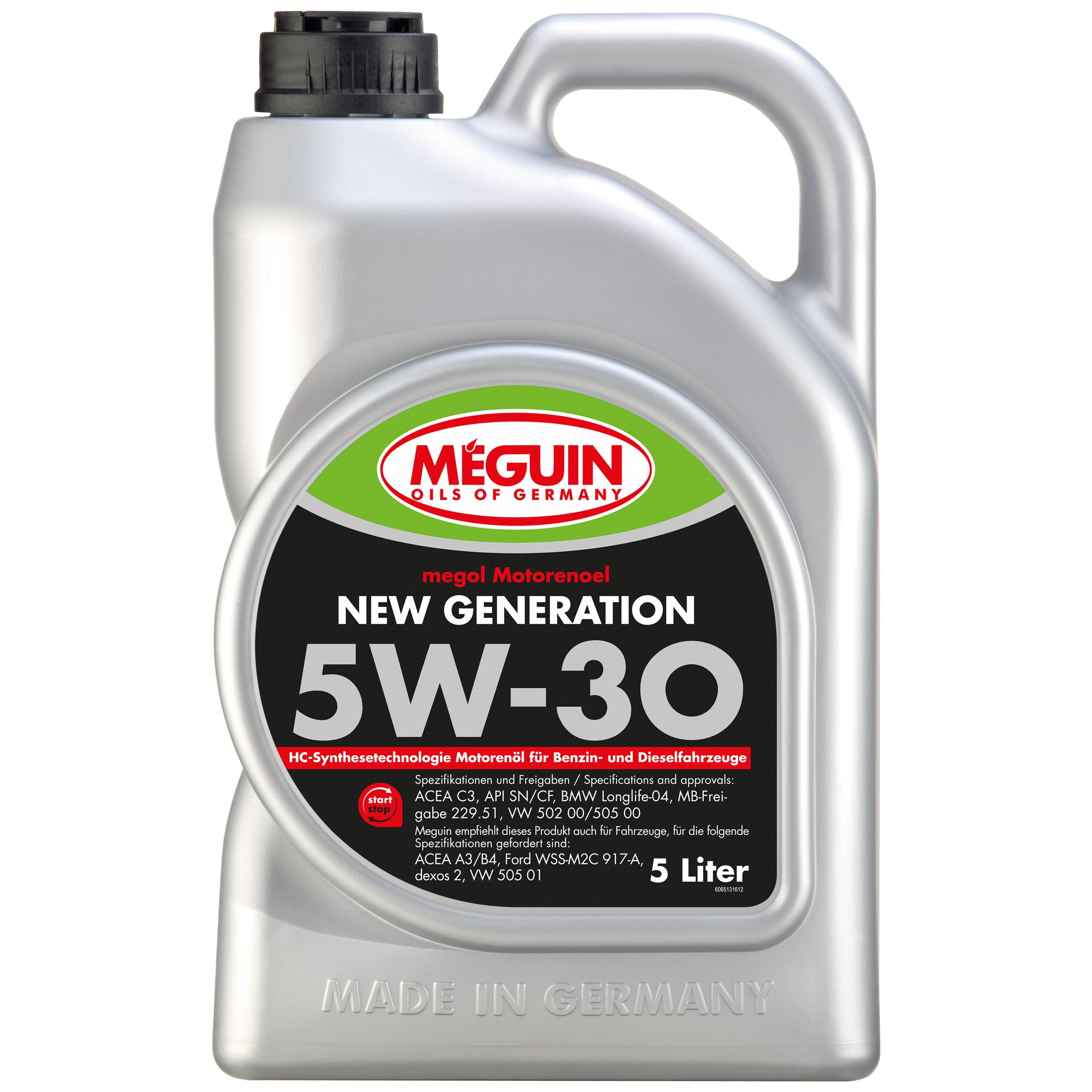 Моторное масло Meguin NeW Generation Sae 5W30 5л