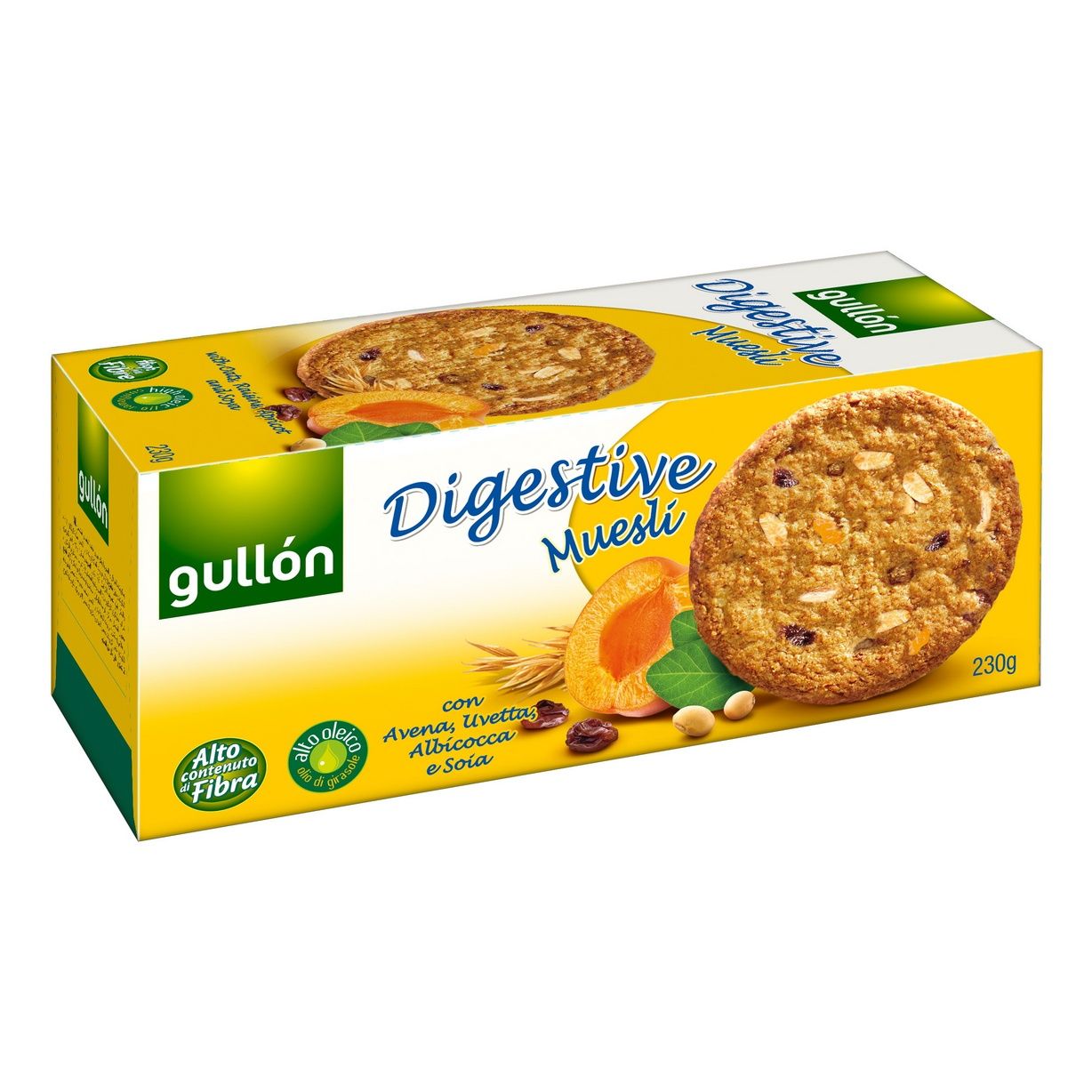 Печенье Gullon Digestive с мюсли 230 г