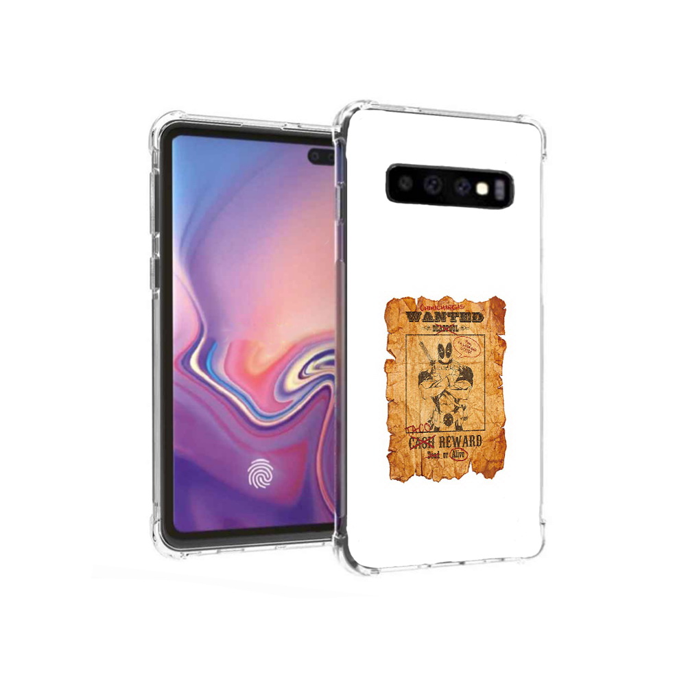 Чехол MyPads Tocco для Samsung Galaxy S10+ дедпул (PT125670.500.317)